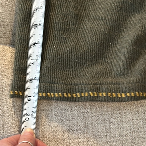 LAKHAY ..BOHO ..COTTON CROPPED ..ZIP UP HOODIE GREEN M/L UNISEX.. - Picture 12 of 13